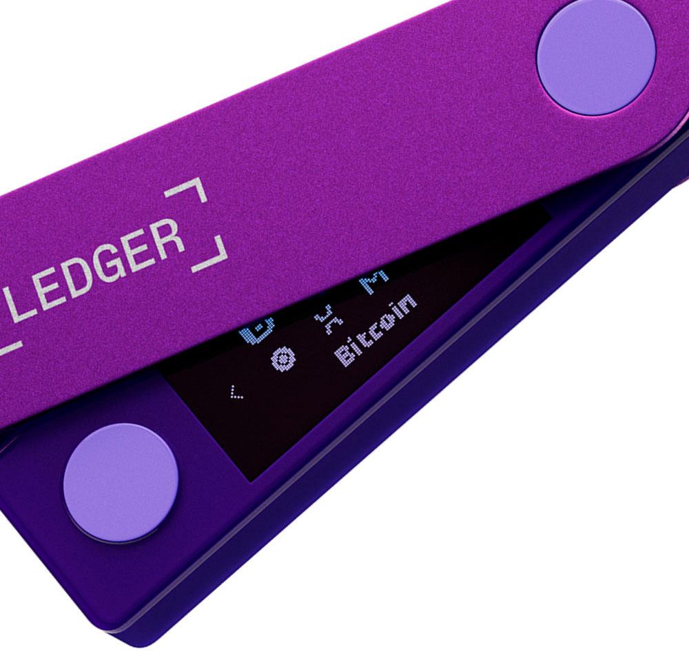 Ledger Nano X Crypto Hardware Wallet Bluetooth Amethyst Purple NX