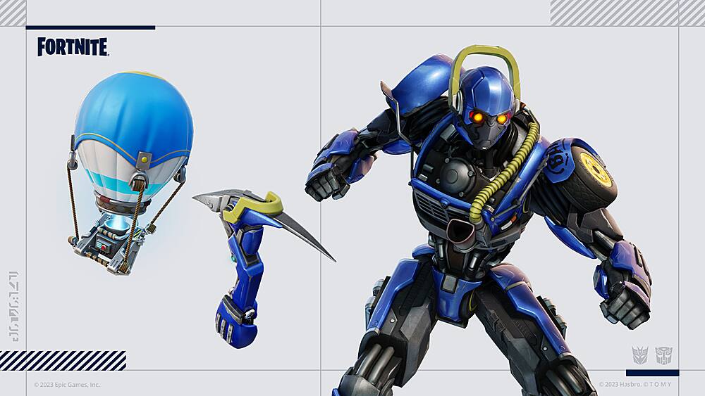 Left. Epic Games - Fortnite - Transformers Pack.
