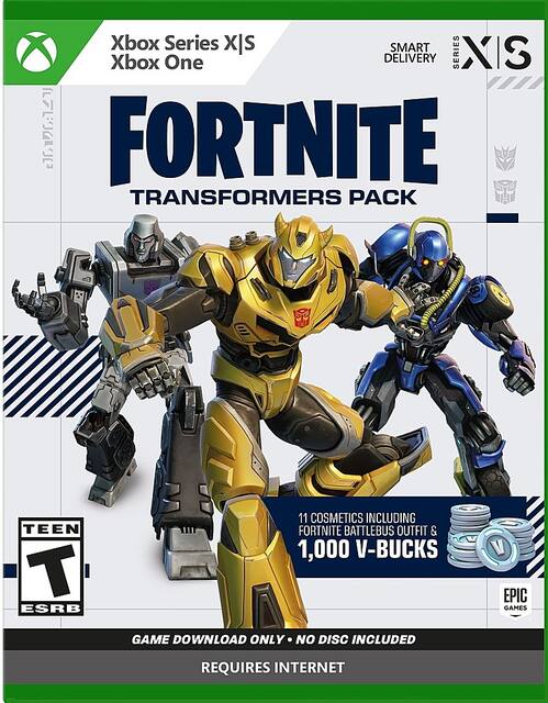 Fortnite Transformers Pack Xbox Series X Xbox Series S Xbox One