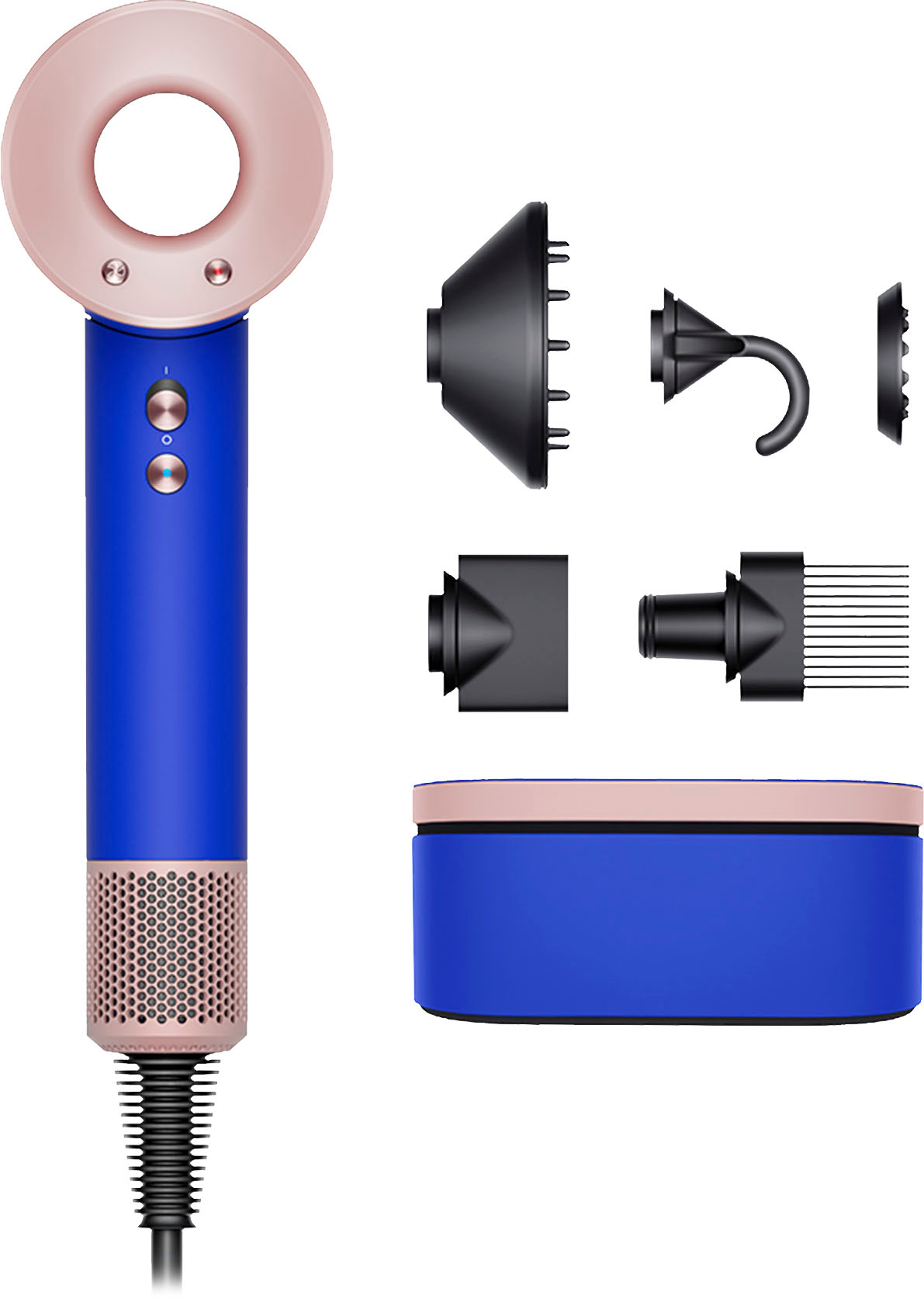 Dyson Supersonic Hair Dryer Ultra blue/Blush pink 460099-01 - Best Buy