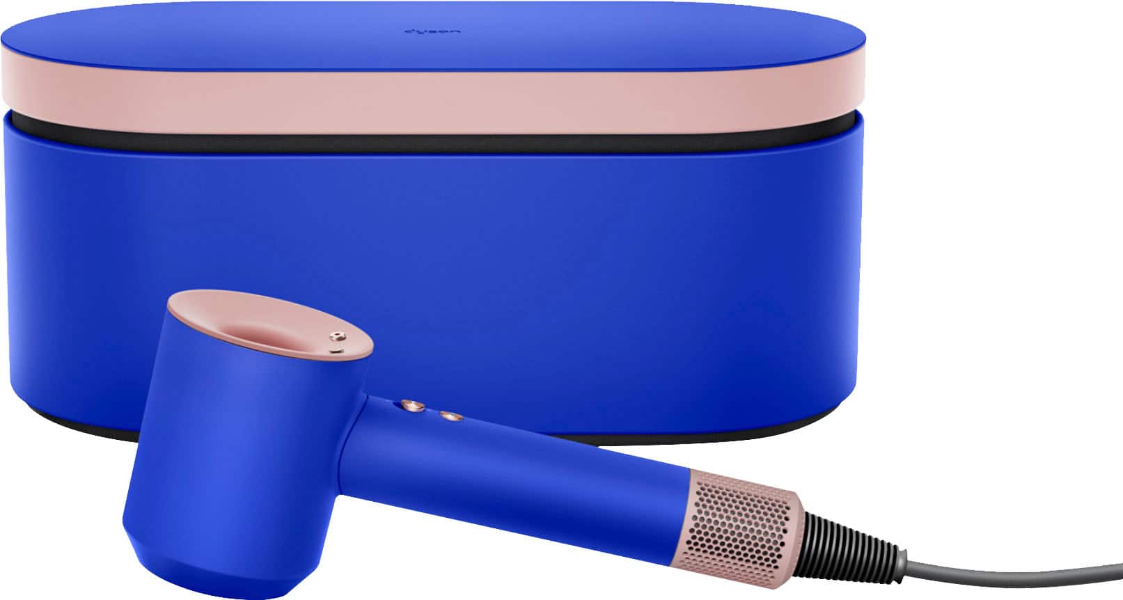 Alt View 14. Dyson - Supersonic Hair Dryer - Ultra blue/Blush pink.