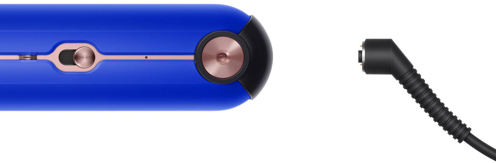 Alt View 15. Dyson - Corrale Hair Straightener - Ultra blue/Blush pink.
