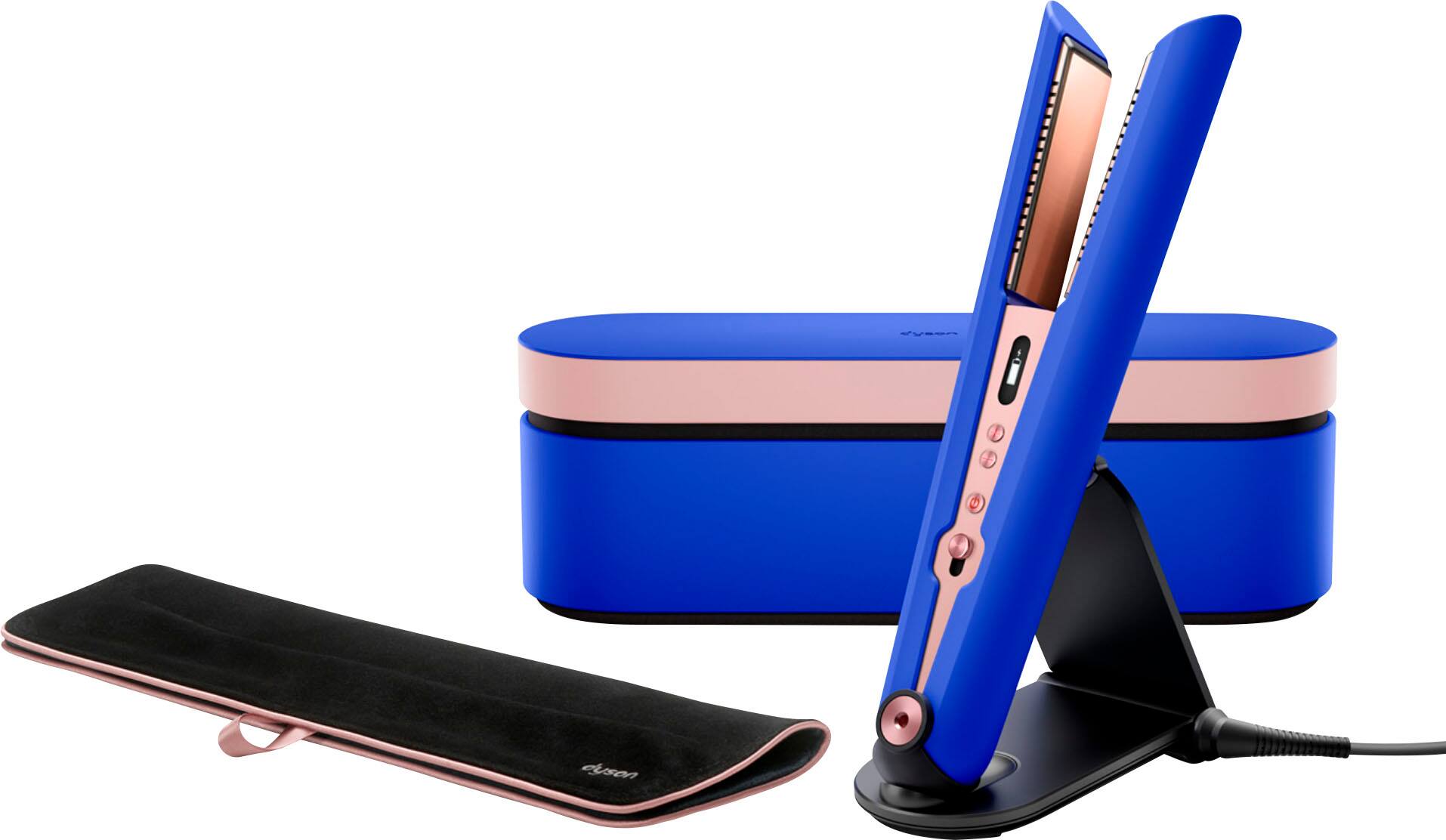 Alt View 12. Dyson - Corrale Hair Straightener - Ultra blue/Blush pink.