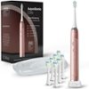 AquaSonic - Elite - Wireless Rechargeable Electric Toothbrush with Travel Case, 5 Modes, 8 Brush Heads - Rose Gold