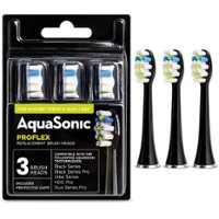 AquaSonic - ProFlex Brush Heads - 3 Pack - black - Angle_Zoom