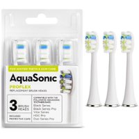 AquaSonic - ProFlex Brush Heads - 3 Pack - white - Angle_Zoom