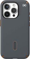 Speck - Presidio2 Pro ClickLock Case with Magsafe for Apple iPhone 15 Pro - Charcoal/Cool Bronze - Front_Zoom