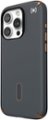 Left Zoom. Speck - Presidio2 Pro ClickLock Case with Magsafe for Apple iPhone 15 Pro - Charcoal/Cool Bronze.