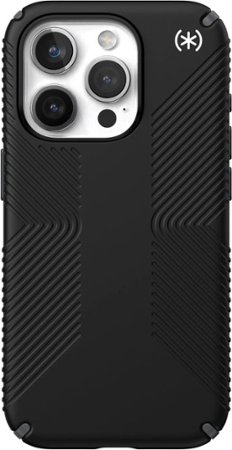 Speck - Presidio2 Grip Case with MagSafe for Apple iPhone 15 Pro - Black
