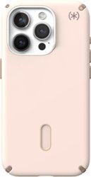 Speck - Presidio2 Pro ClickLock Case with Magsafe for Apple iPhone 15 Pro - Bleached Bone/Heirloom Gold - Front_Zoom