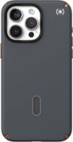 Speck - Presidio2 Pro ClickLock Case with MagSafe for Apple iPhone 15 Pro Max - Charcoal/Cool Bronze - Front_Zoom