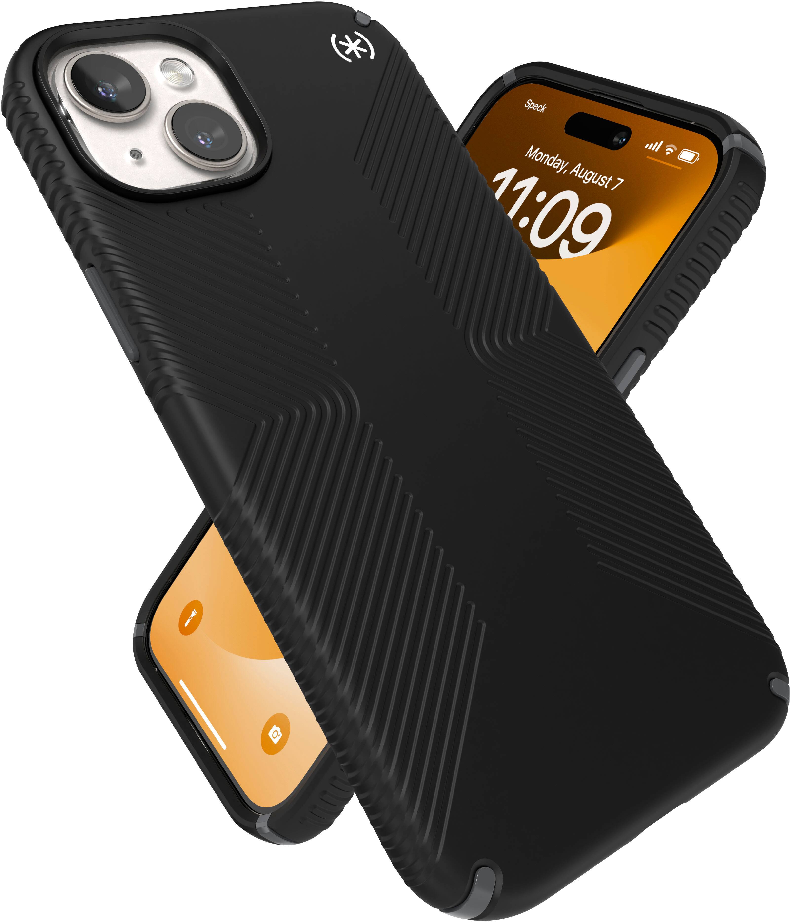 Alt View 11. Speck - Presidio2 Grip Case with MagSafe for Apple iPhone 15 Plus/14 Plus - Black.