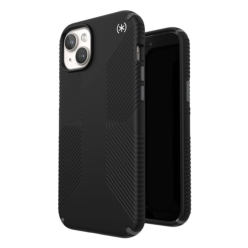 Alt View 1. Speck - Presidio2 Grip Case with MagSafe for Apple iPhone 15 Plus/14 Plus - Black.
