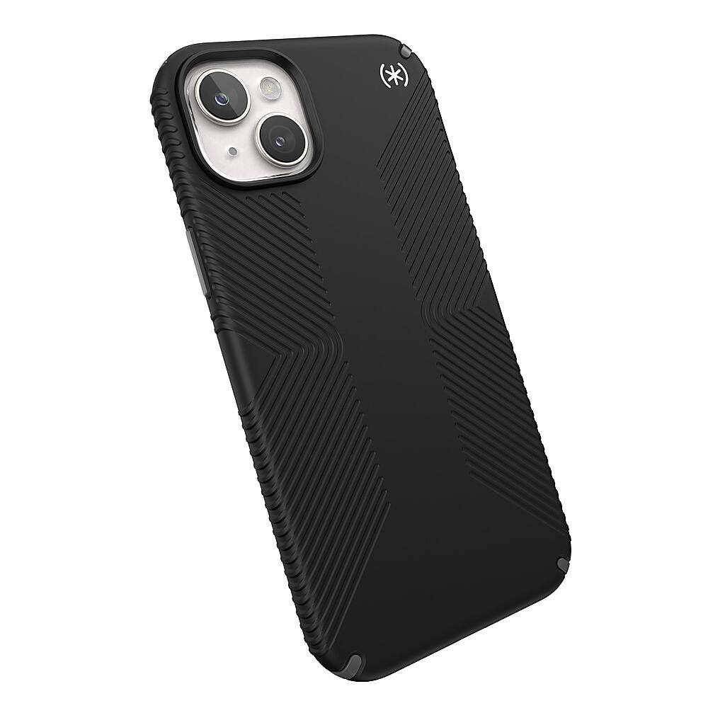 Alt View 2. Speck - Presidio2 Grip Case with MagSafe for Apple iPhone 15 Plus/14 Plus - Black.
