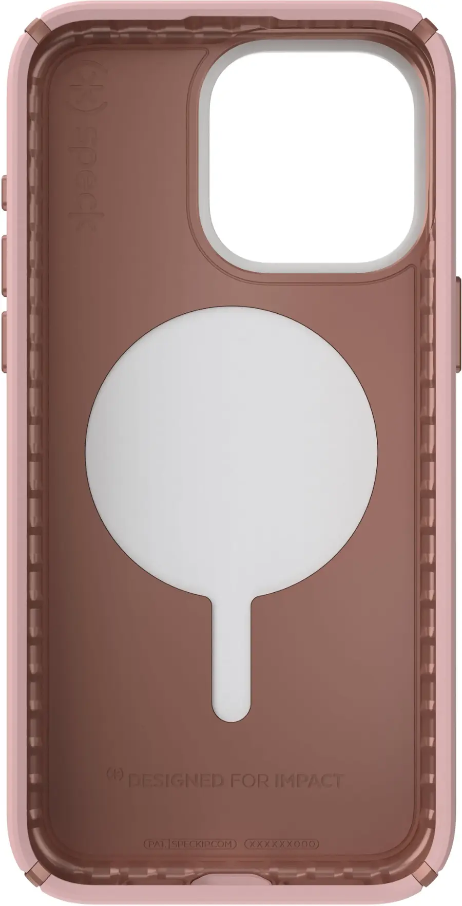 Alt View 3. Speck - Presidio2 Pro ClickLock Case with MagSafe for Apple iPhone 15 Pro Max - Dahlia Pink/Rose Gold.