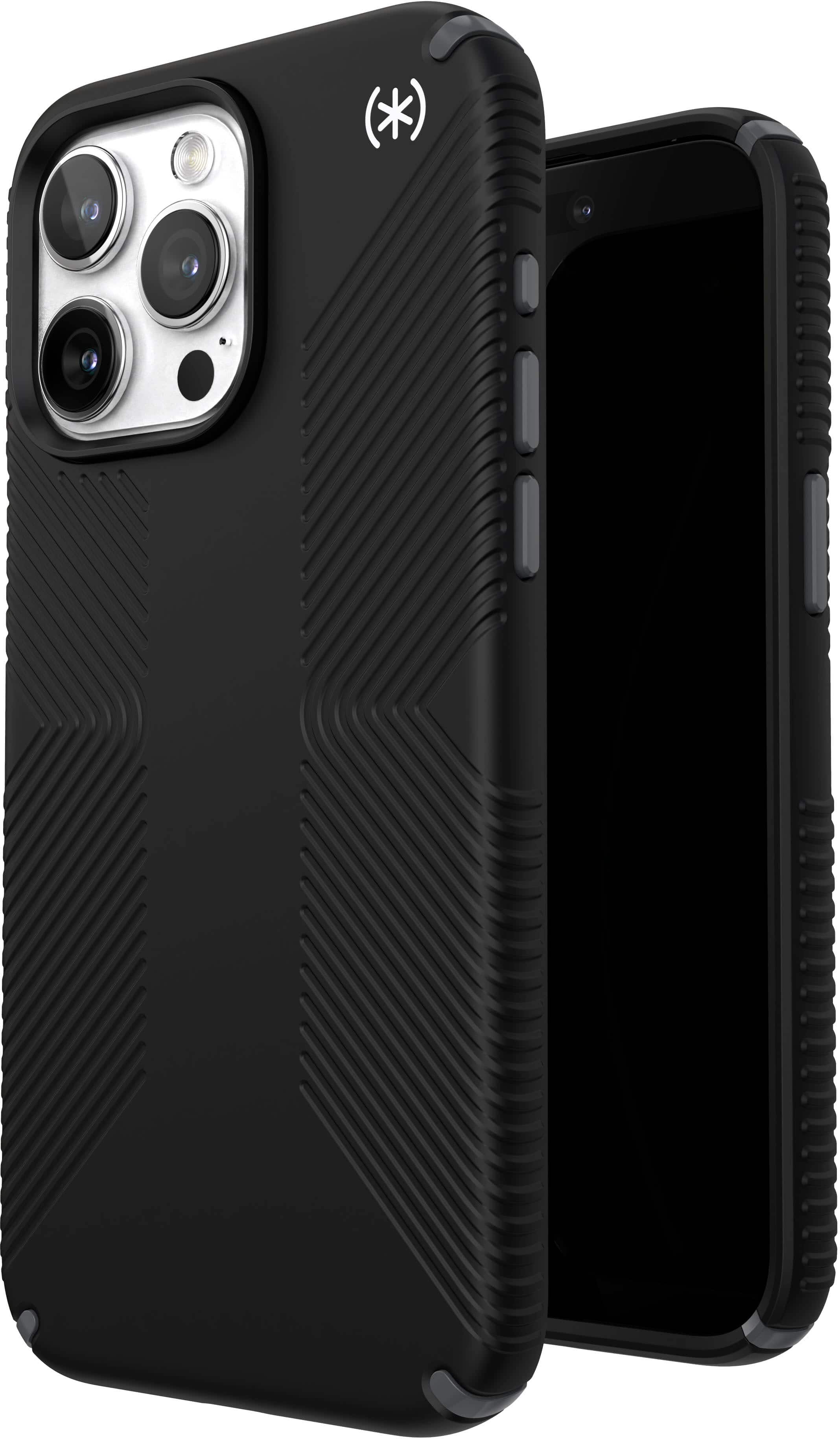 Alt View 1. Speck - Presidio2 Grip Case with MagSafe for Apple iPhone 15 Pro Max - Black.