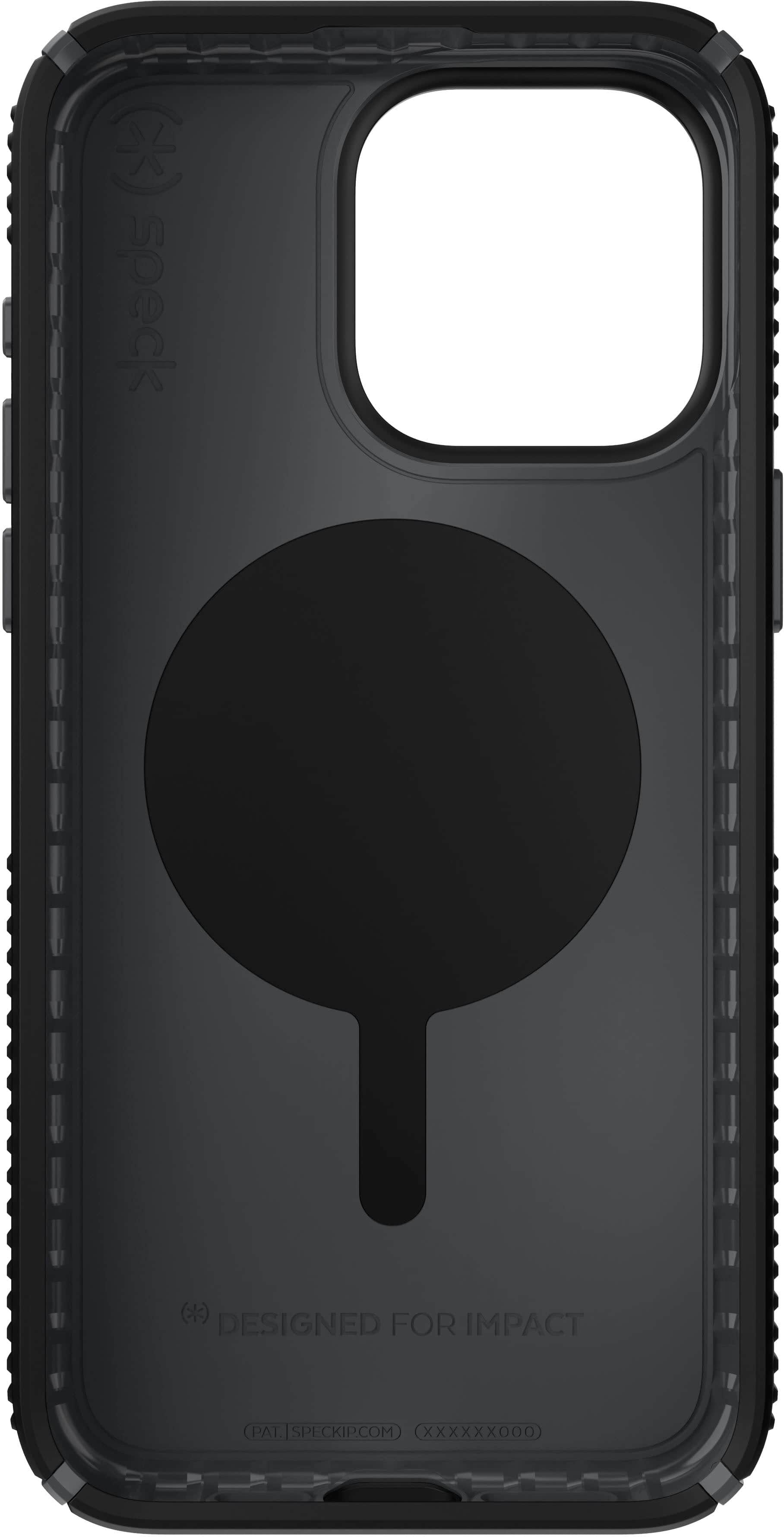 Alt View 3. Speck - Presidio2 Grip Case with MagSafe for Apple iPhone 15 Pro Max - Black.