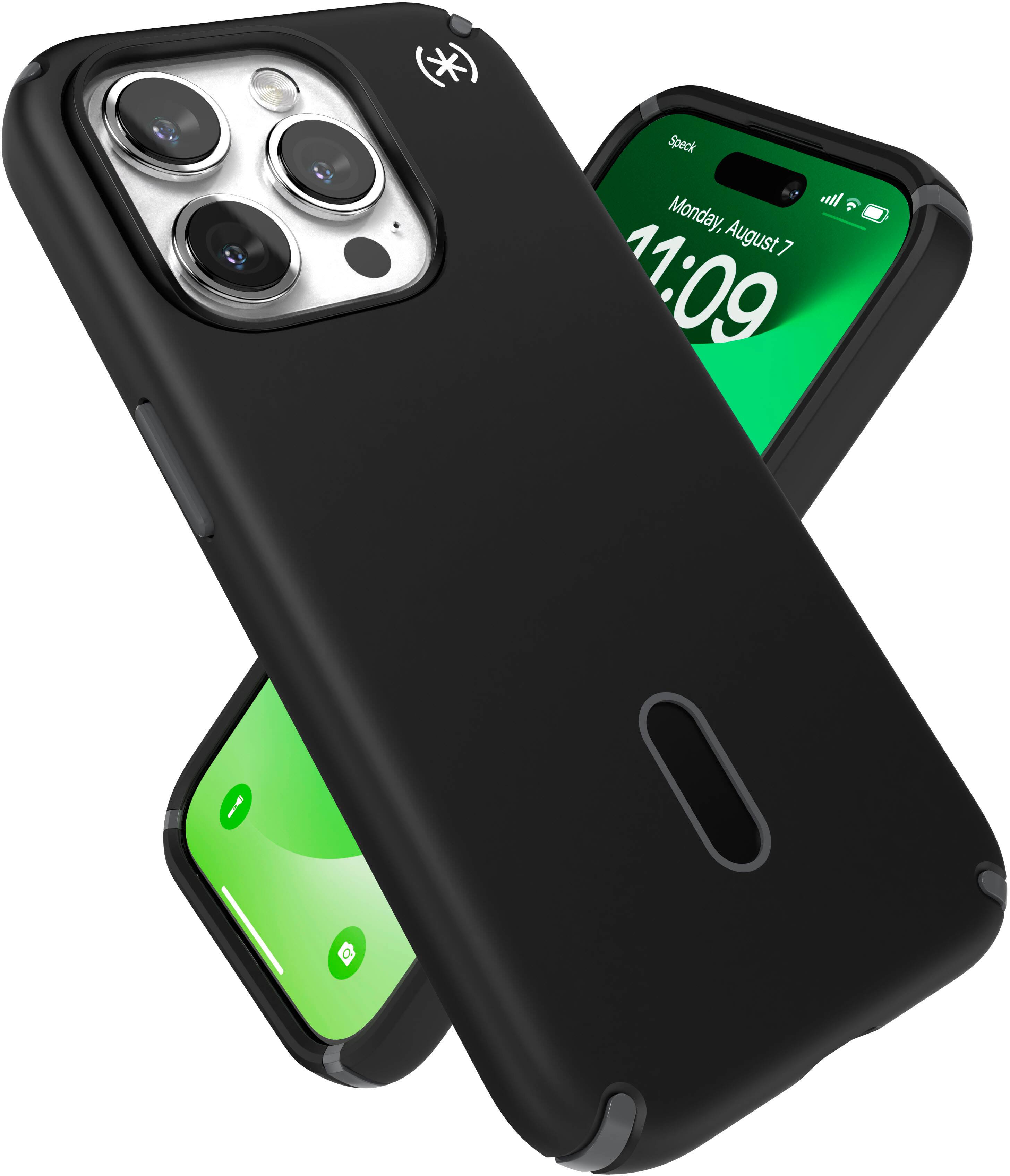 Alt View 11. Speck - Presidio2 Pro ClickLock Case with Magsafe for Apple iPhone 15 Pro - Black.