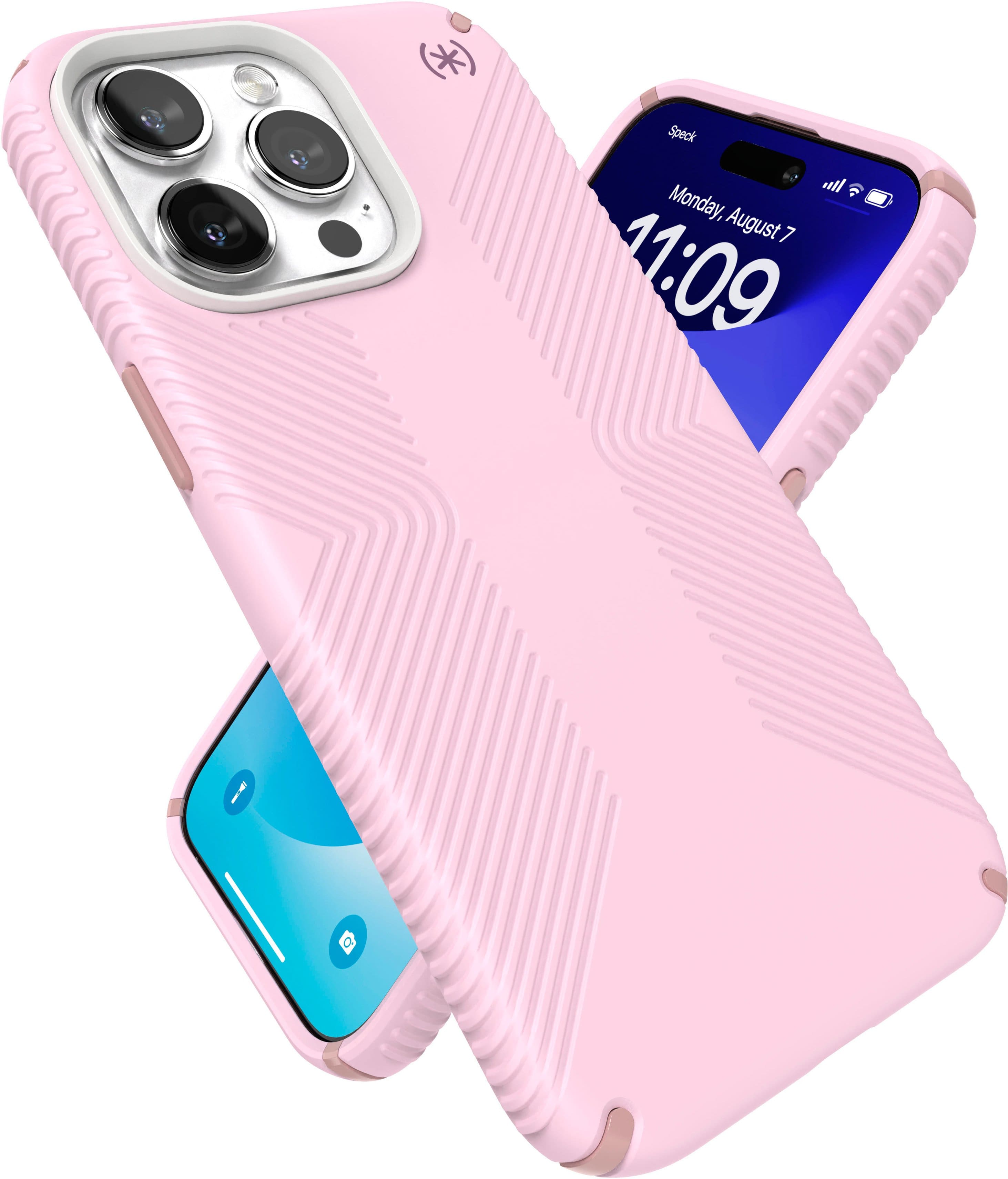 Alt View 11. Speck - Presidio2 Grip Case with MagSafe for Apple iPhone 15 Pro Max - Soft Lilac.