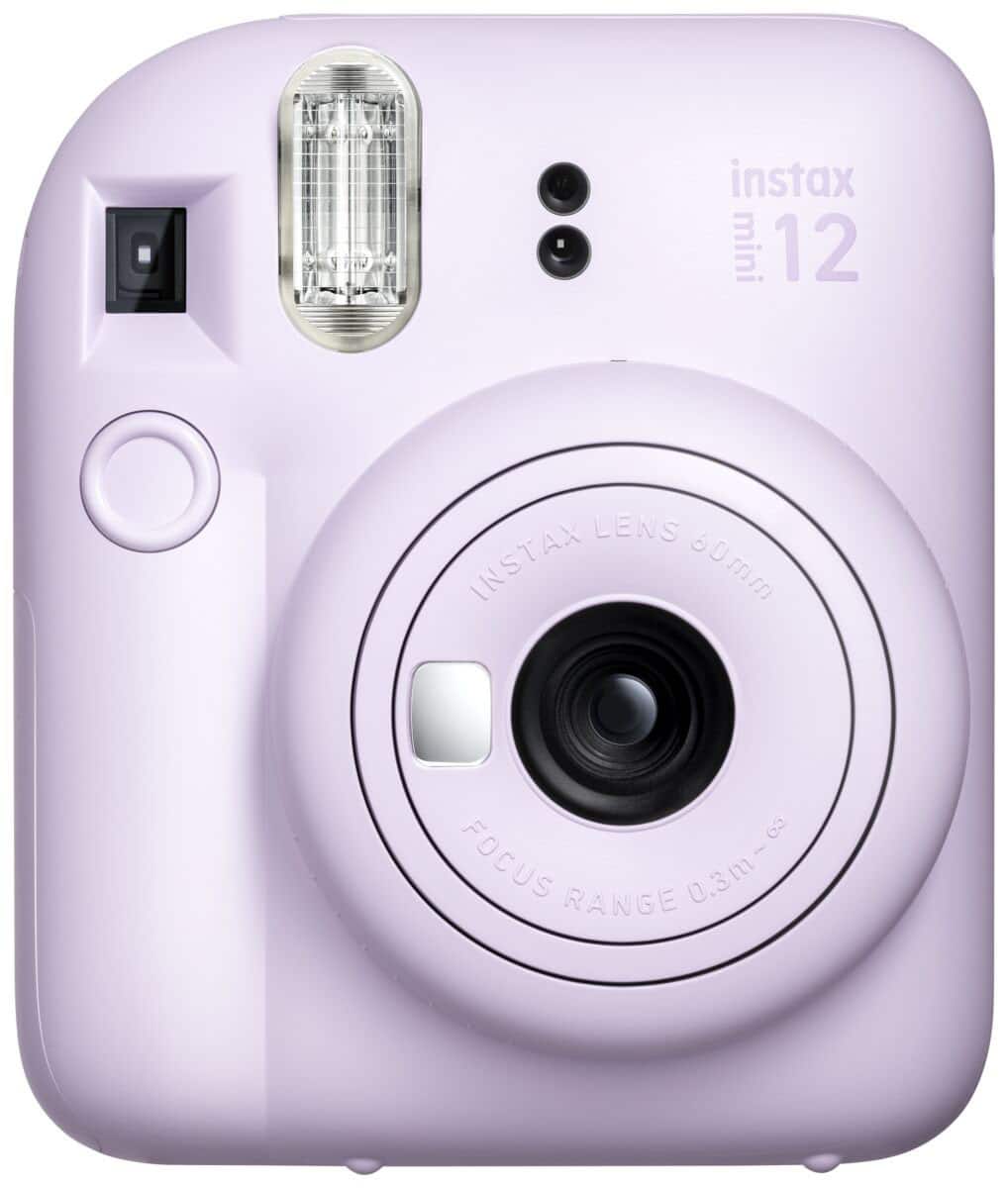 Back. Fujifilm - INSTAX MINI 12 Holiday Bundle - Lilac Purple.