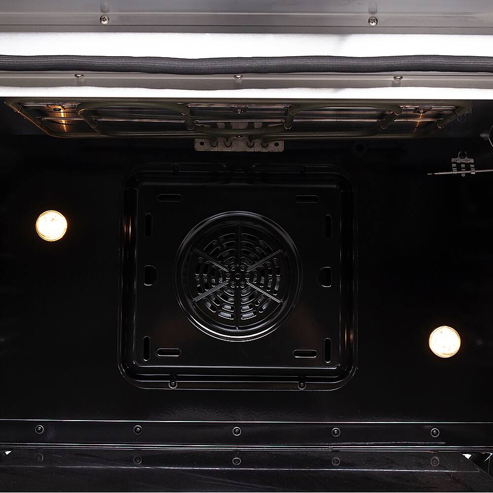 Alt View 17. Forno Appliances - Galiano  Alta Qualita 5.36 Cu. Ft. Freestanding Electric Range with French Doors and True Convection Oven - Stainless Steel.