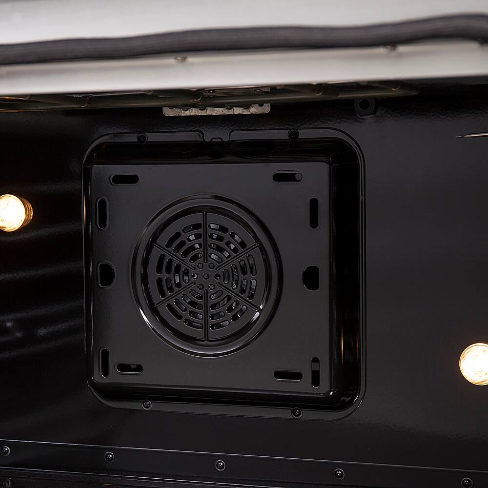 Alt View 18. Forno Appliances - Galiano  Alta Qualita 5.36 Cu. Ft. Freestanding Electric Range with French Doors and True Convection Oven - Stainless Steel.