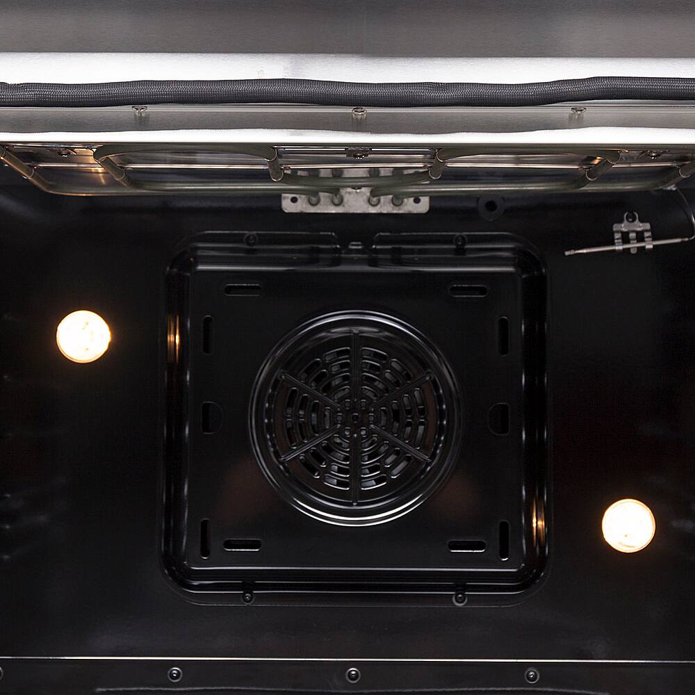 Alt View 20. Forno Appliances - Galiano Alta Qualita 4.32 Cu. Ft. Freestanding Electric Range with True Convection Oven - Stainless Steel.