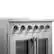 Alt View 12. Forno Appliances - Galiano Alta Qualita 4.32 Cu. Ft. Freestanding Electric Range with French Doors and True Convection Oven - Stainless Steel.