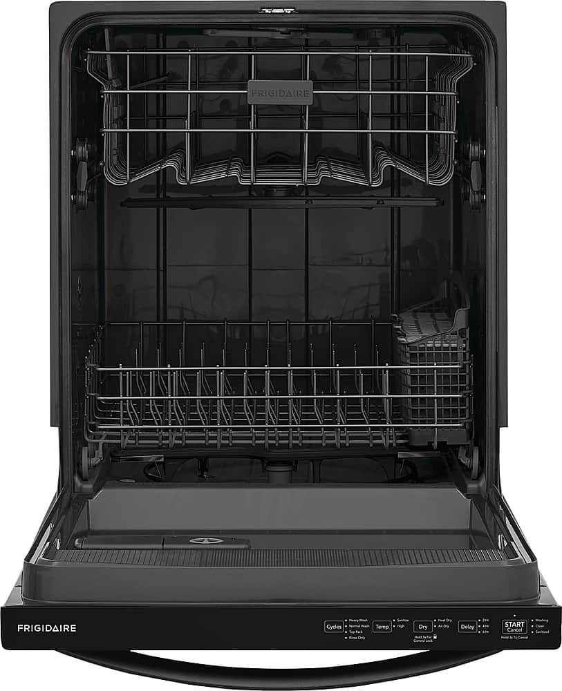 Alt View 12. Frigidaire - 24" Top Control Built-In Plastic Tub Dishwasher with MaxDry 52 dBA - Black.