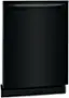 Left. Frigidaire - 24" Top Control Built-In Plastic Tub Dishwasher with MaxDry 52 dBA - Black.