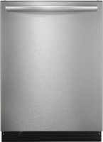Frigidaire - Gallery 24" Top Control Built-In Stainless Steel Tub Dishwasher with CleanBoost Technology 47 dBA - Stainless Steel - Front_Zoom