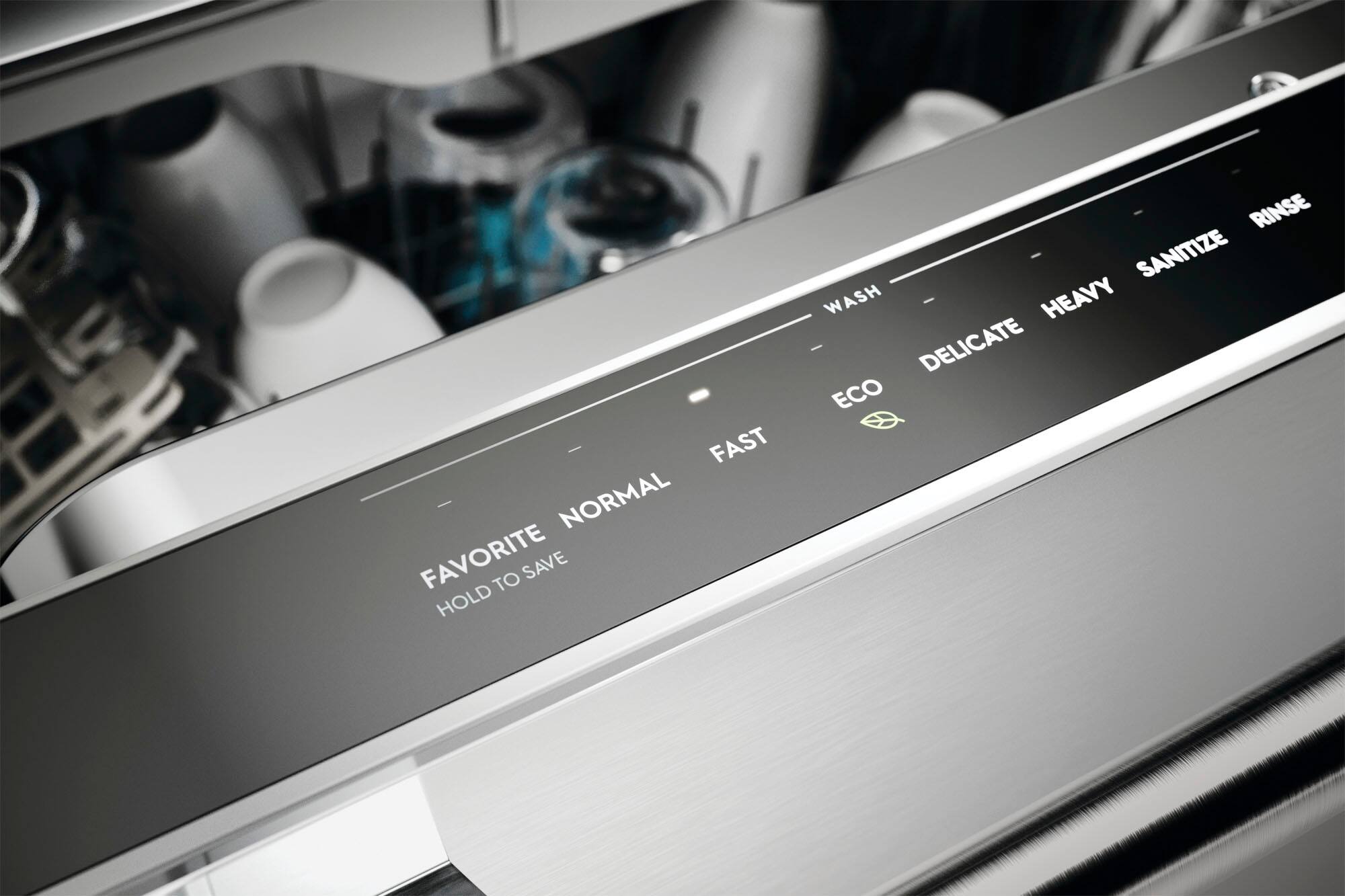 Alt View 12. Frigidaire - Gallery 24" Top Control Built-In Stainless Steel Tub Dishwasher with CleanBoost Technology 47 dBA - Stainless steel.