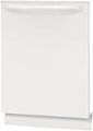 Angle. Frigidaire - 24" Top Control Built-In Plastic Tub Dishwasher with MaxDry 52 dBA - White.
