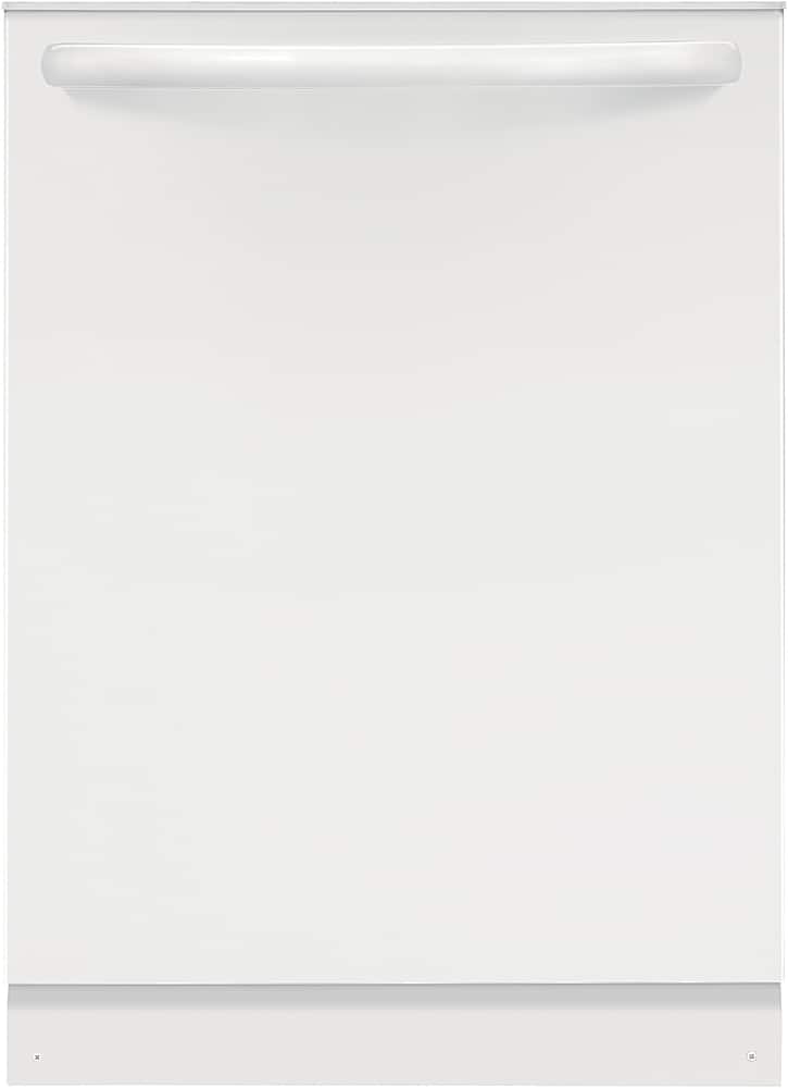 Front. Frigidaire - 24" Top Control Built-In Plastic Tub Dishwasher with MaxDry 52 dBA - White.