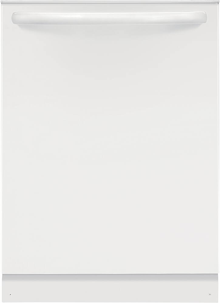 Frigidaire - 24" Top Control Built-In Plastic Tub Dishwasher with MaxDry, 52 dBA - White