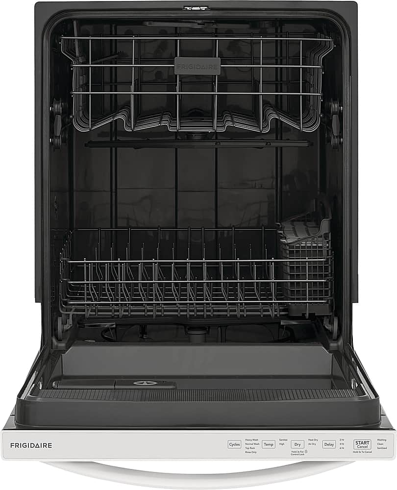 Alt View 12. Frigidaire - 24" Top Control Built-In Plastic Tub Dishwasher with MaxDry 52 dBA - White.