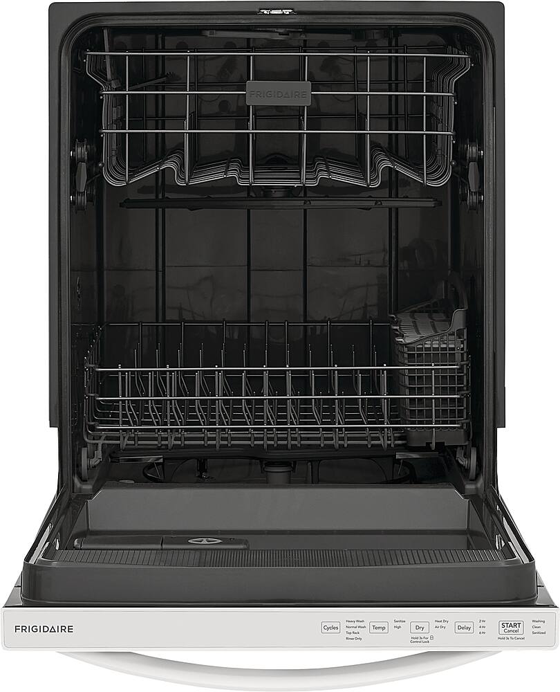 Alt View 12. Frigidaire - 24" Top Control Built-In Plastic Tub Dishwasher with MaxDry 52 dBA - White.