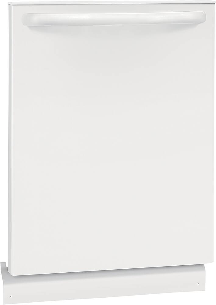 Left. Frigidaire - 24" Top Control Built-In Plastic Tub Dishwasher with MaxDry 52 dBA - White.