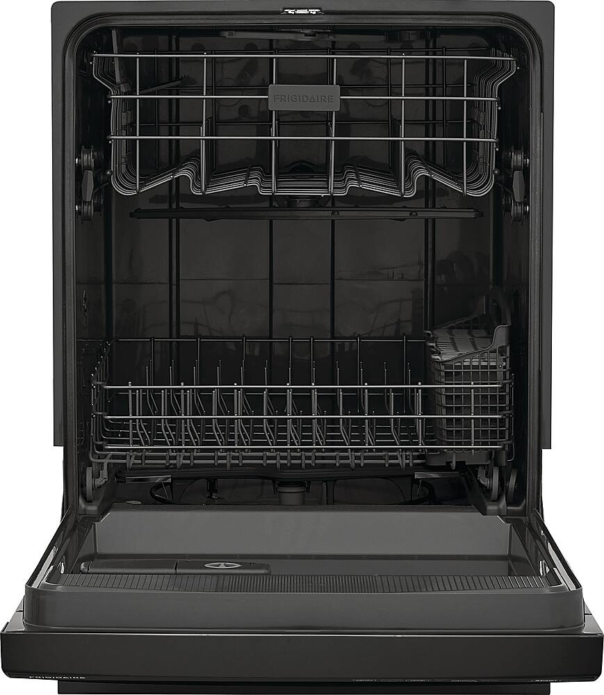 Alt View 11. Frigidaire - 24" Front Control Built-In Plastic Tub Dishwasher with MaxDry 54 dBA - Black.