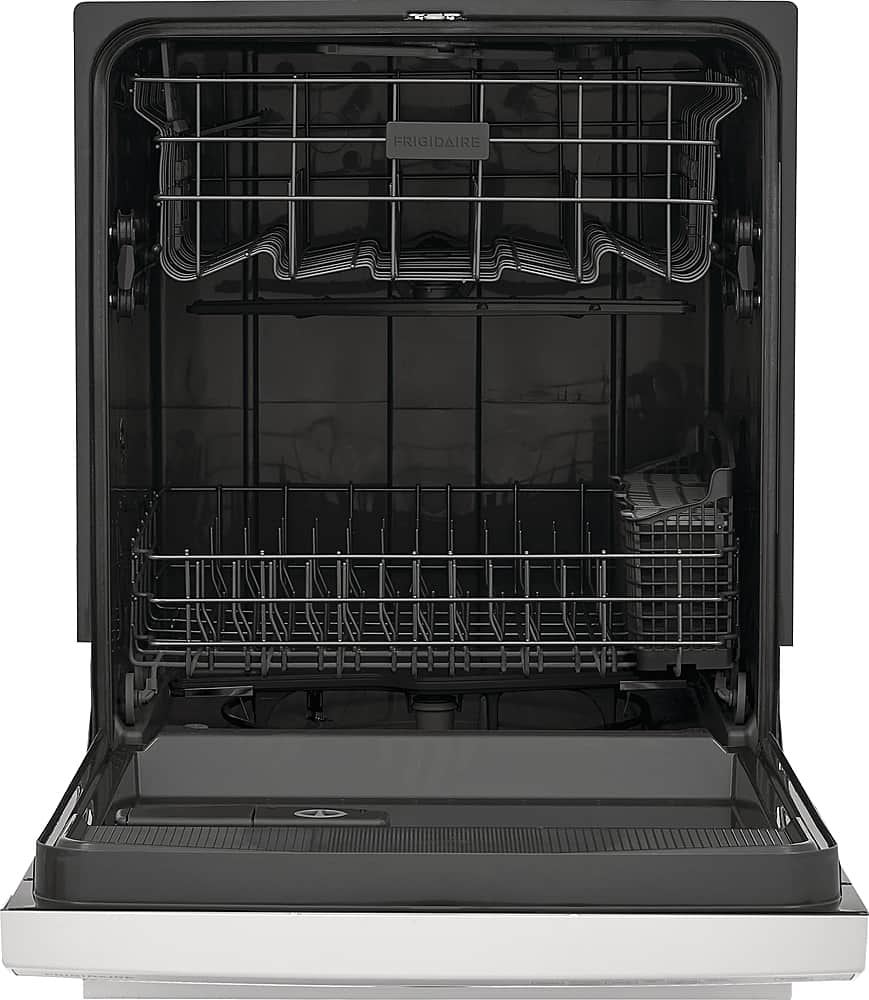 Alt View 11. Frigidaire - 24" Front Control Built-In Plastic Tub Dishwasher with MaxDry 54 dBA - White.