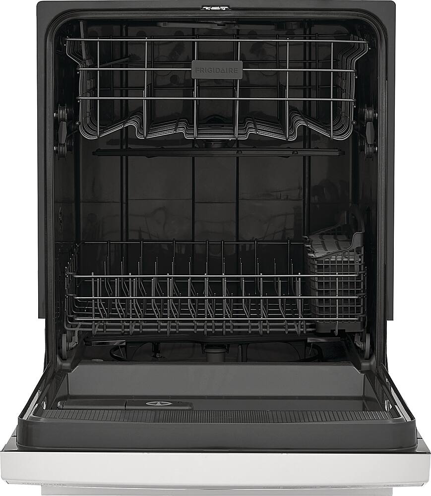 Alt View 11. Frigidaire - 24" Front Control Built-In Plastic Tub Dishwasher with MaxDry 54 dBA - White.