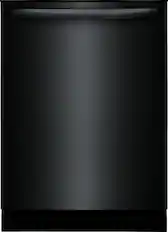 Front. Frigidaire - 24" Top Control Built-In Plastic Tub Dishwasher with MaxDry 52 dBA - Black Stainless Steel.