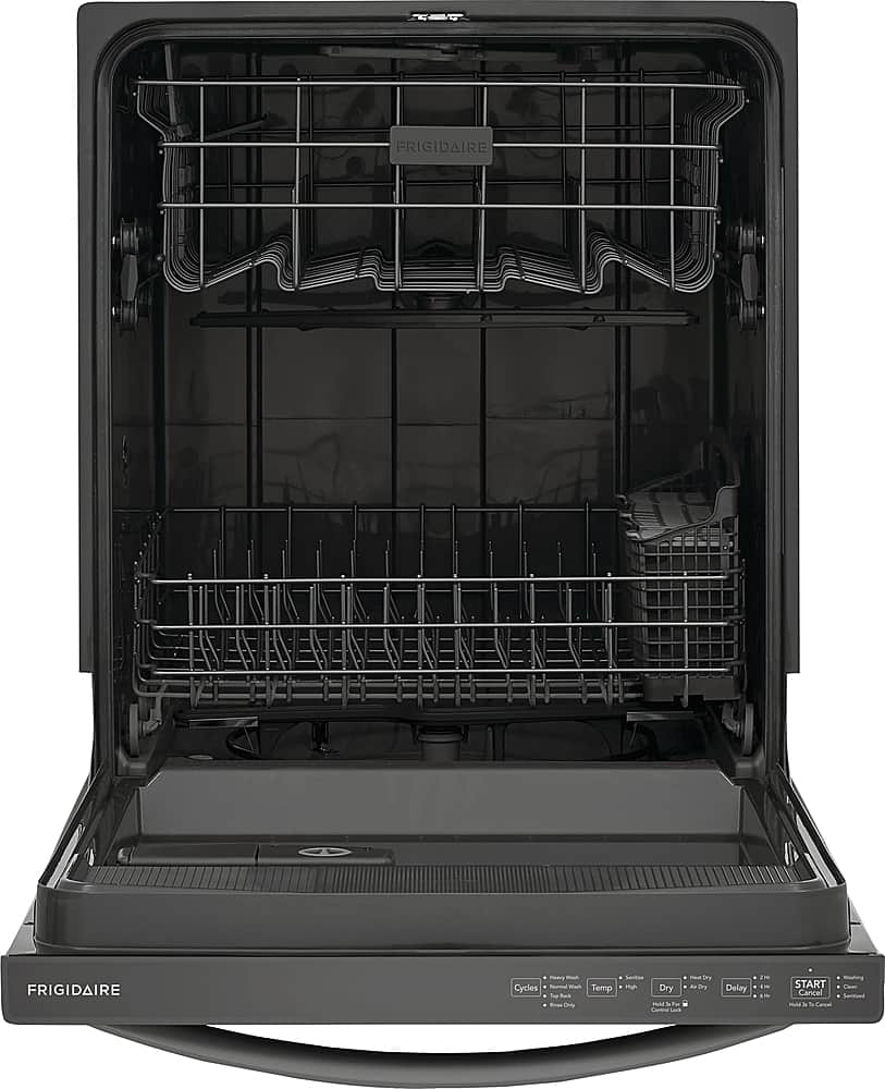 Alt View 12. Frigidaire - 24" Top Control Built-In Plastic Tub Dishwasher with MaxDry 52 dBA - Black Stainless Steel.