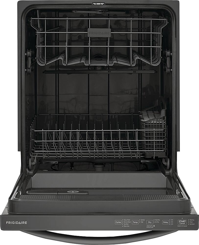 Alt View 12. Frigidaire - 24" Top Control Built-In Plastic Tub Dishwasher with MaxDry 52 dBA - Black Stainless Steel.