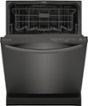 Alt View 1. Frigidaire - 24" Top Control Built-In Plastic Tub Dishwasher with MaxDry 52 dBA - Black Stainless Steel.