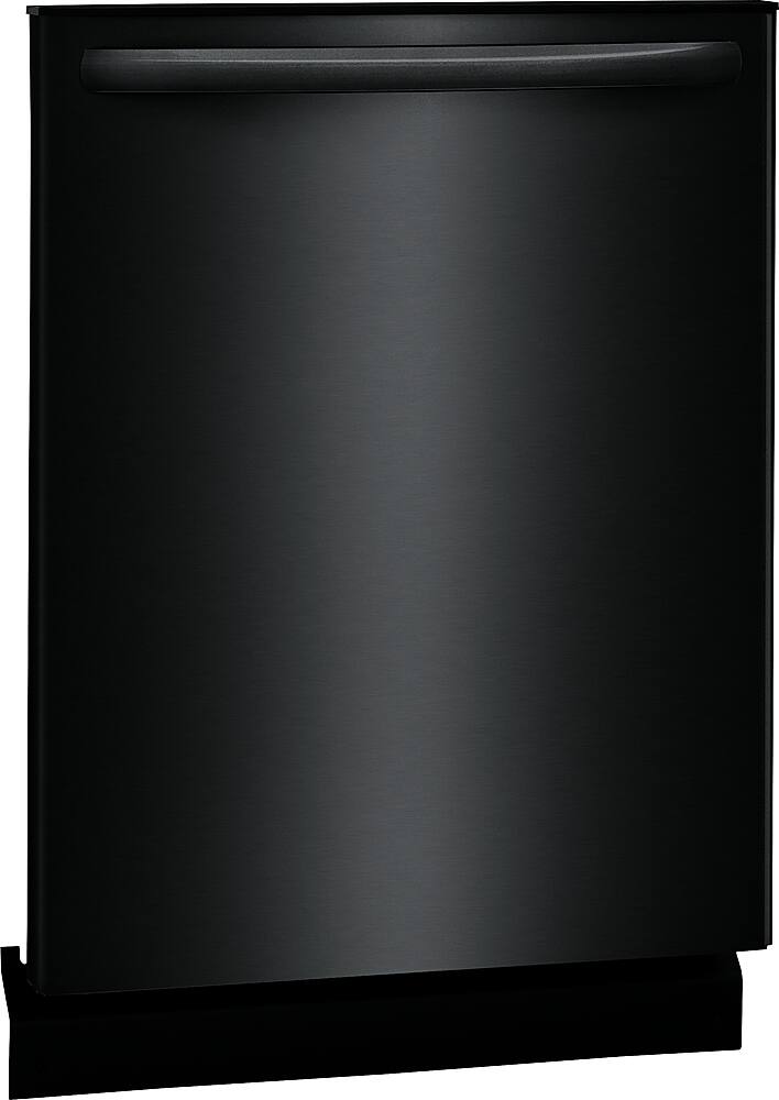 Left. Frigidaire - 24" Top Control Built-In Plastic Tub Dishwasher with MaxDry, 52 dBA - Black Stainless Steel.