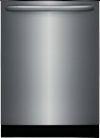 Frigidaire - 24" Top Control Built-In Plastic Tub Dishwasher with MaxDry 52 dBA - Stainless Steel - Front_Zoom
