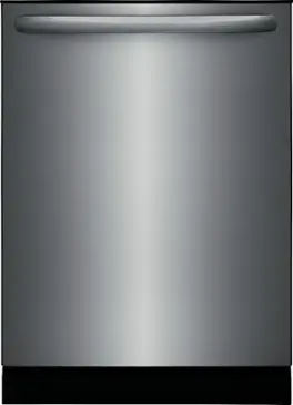 Frigidaire - 24" Top Control Built-In Plastic Tub Dishwasher with MaxDry, 52 dBA - Stainless Steel