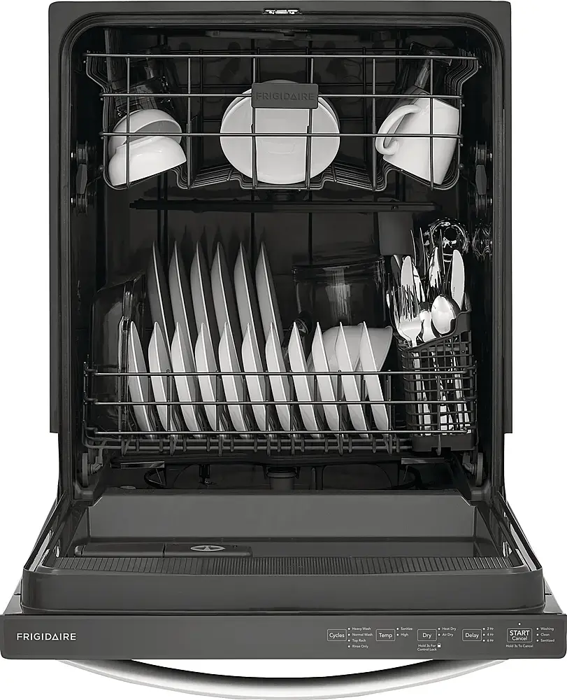 Alt View 13. Frigidaire - 24" Top Control Built-In Plastic Tub Dishwasher with MaxDry 52 dBA - Stainless Steel.