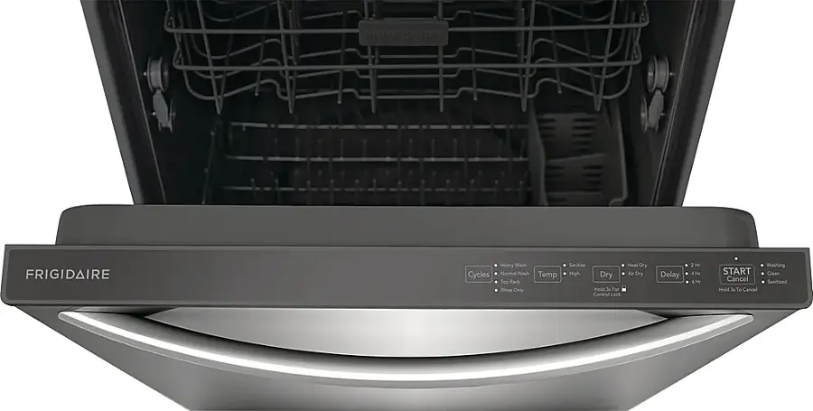 Alt View 14. Frigidaire - 24" Top Control Built-In Plastic Tub Dishwasher with MaxDry 52 dBA - Stainless Steel.